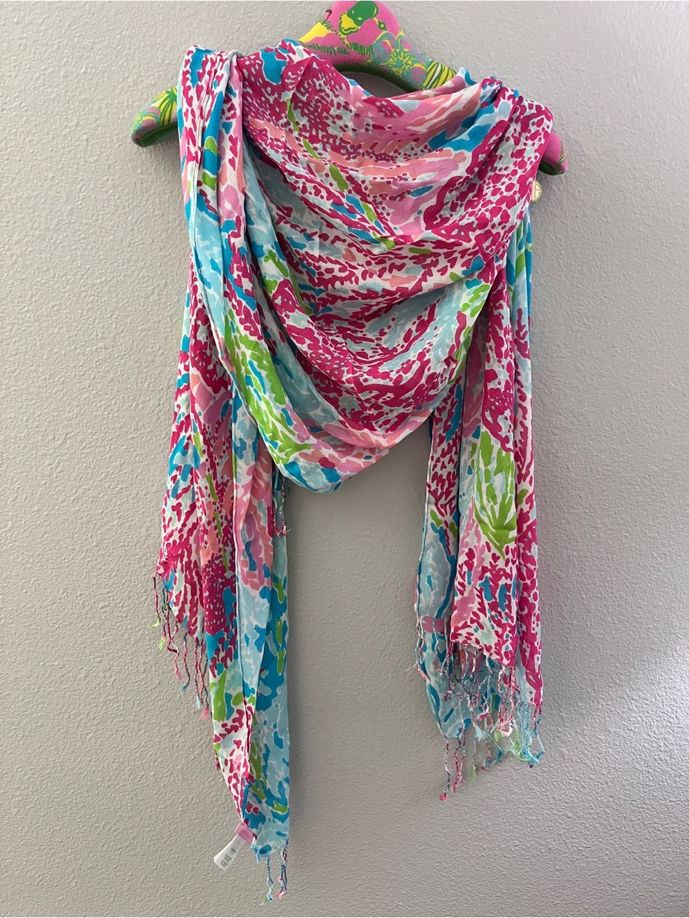 NWT Lilly Pulitzer LETS CHA CHA Murphy Lilly Lightweight Women's Scarf